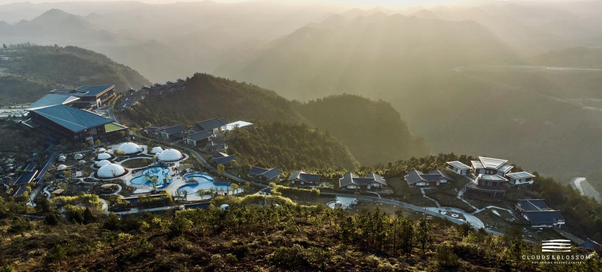 貴州躍龍雲從朵花旅游開發有限公司龍溪先導區朵花溫泉酒店項目。