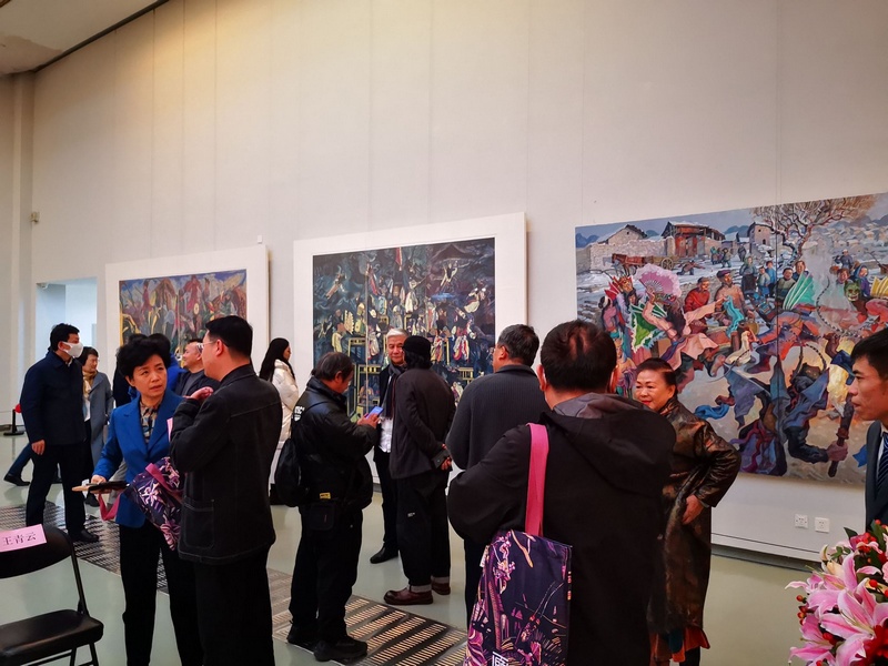 作品展现场。