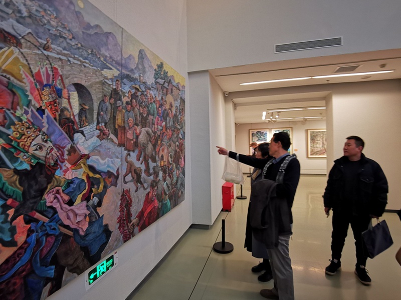 作品展现场。