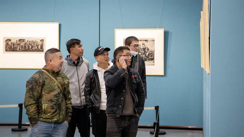 市民观展。