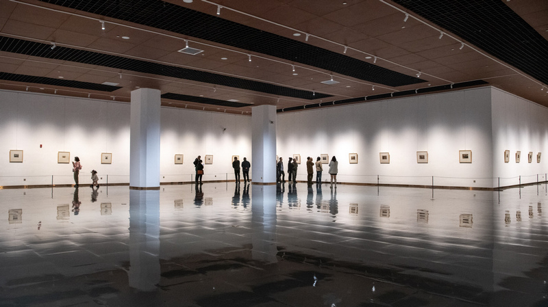展览现场。