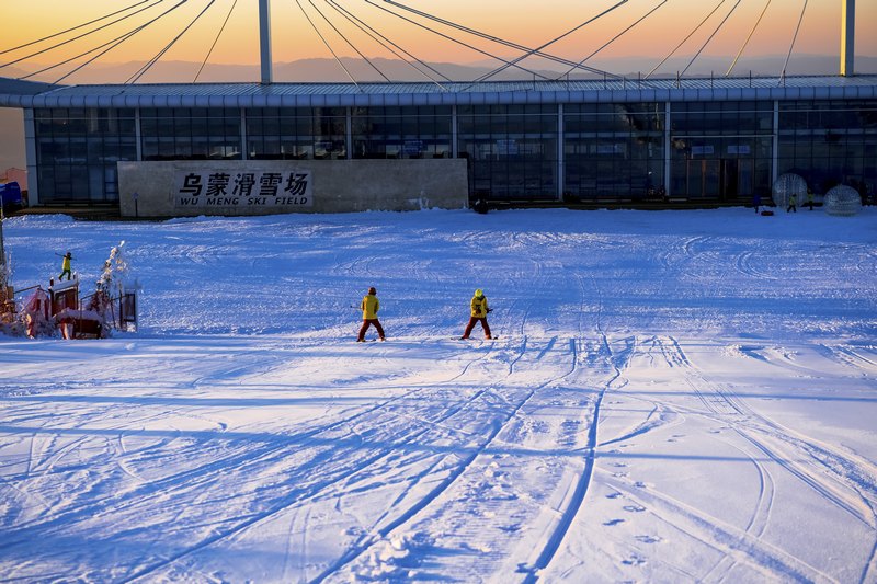 乌蒙滑雪场。彭仲恭摄