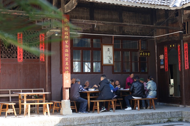 南克寨的共享食堂。