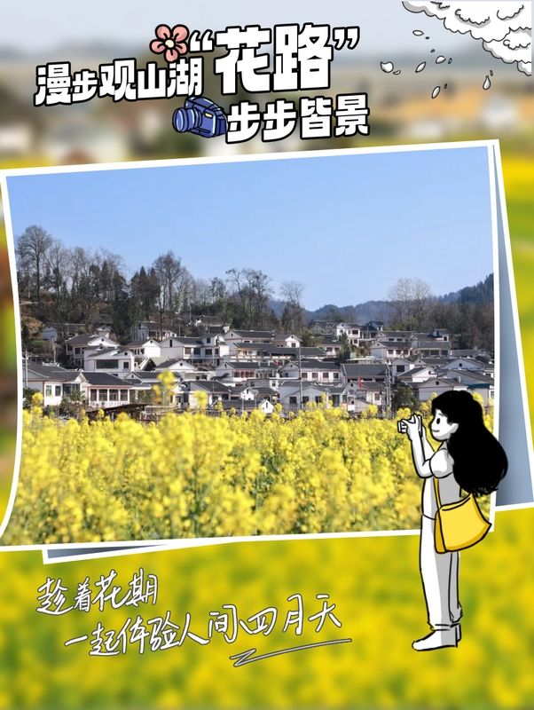 7、漫步观山湖“花路 ”， 步步皆景。