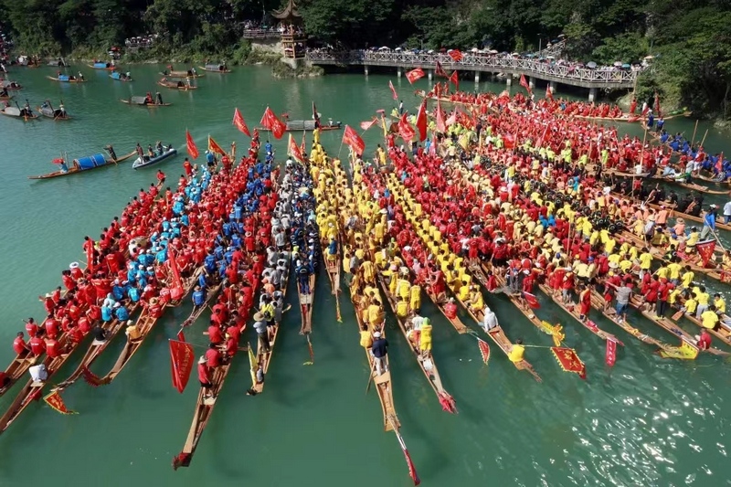  The scene of the previous dragon boat race.