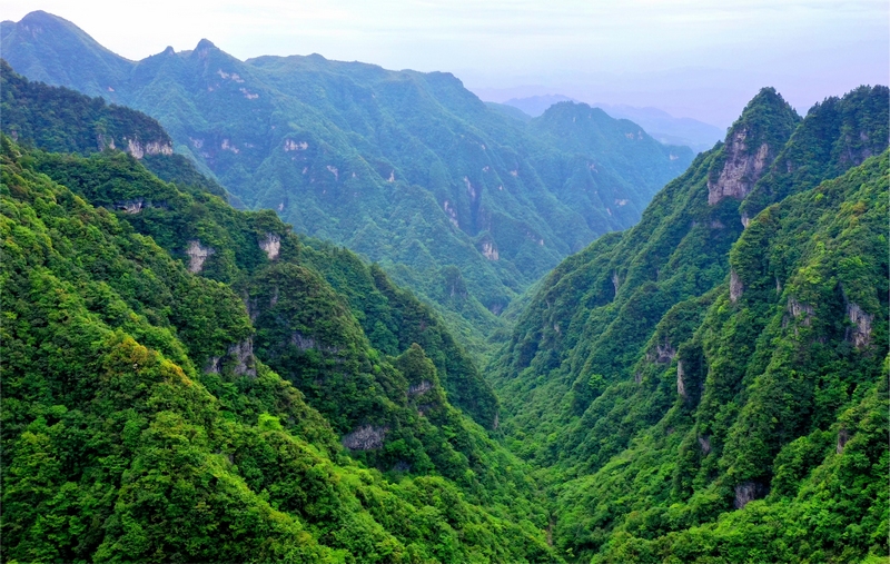 “桃林—二里”旅游线路风景。