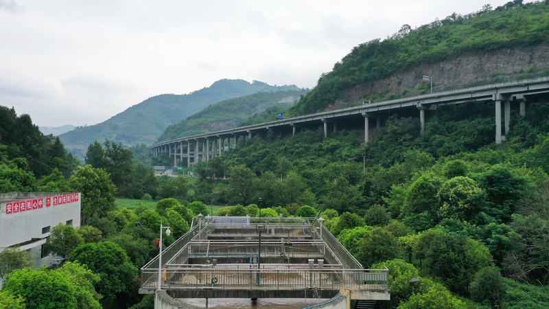 五马镇污水处理厂。