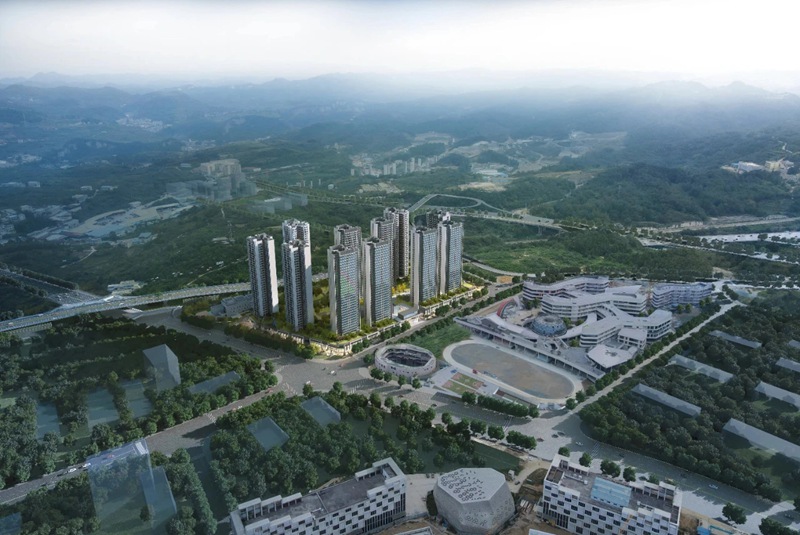2 图为该行所支持的三片马区某楼盘成果效果图。图片由工行中西支行提供