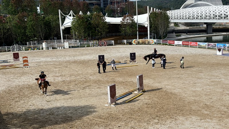 3國家現代五項隊馬術奧運選手駐訓貴陽