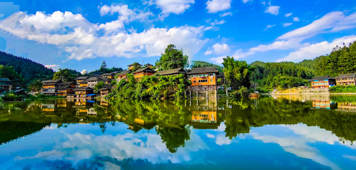 美丽乡村——交下村。