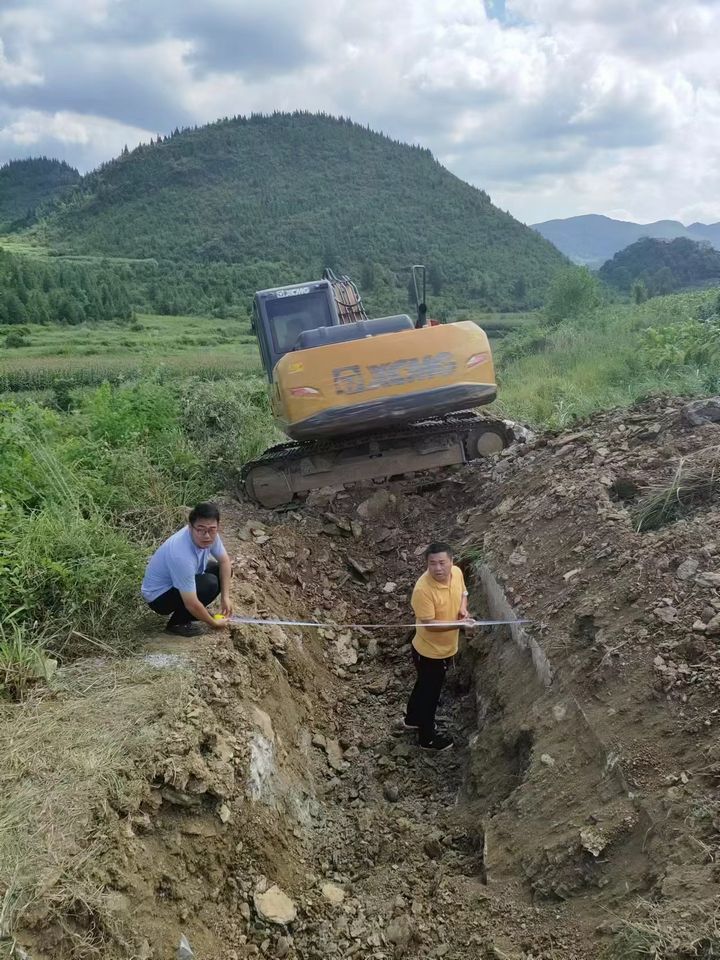 馬畔塘灌區建設場景。