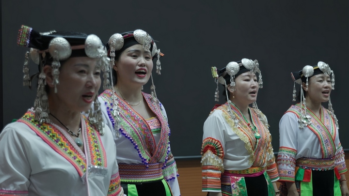 排练现场。