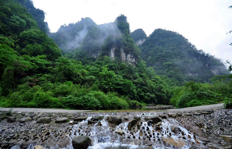 5 圖為觀音岩景區一角。 景區供圖