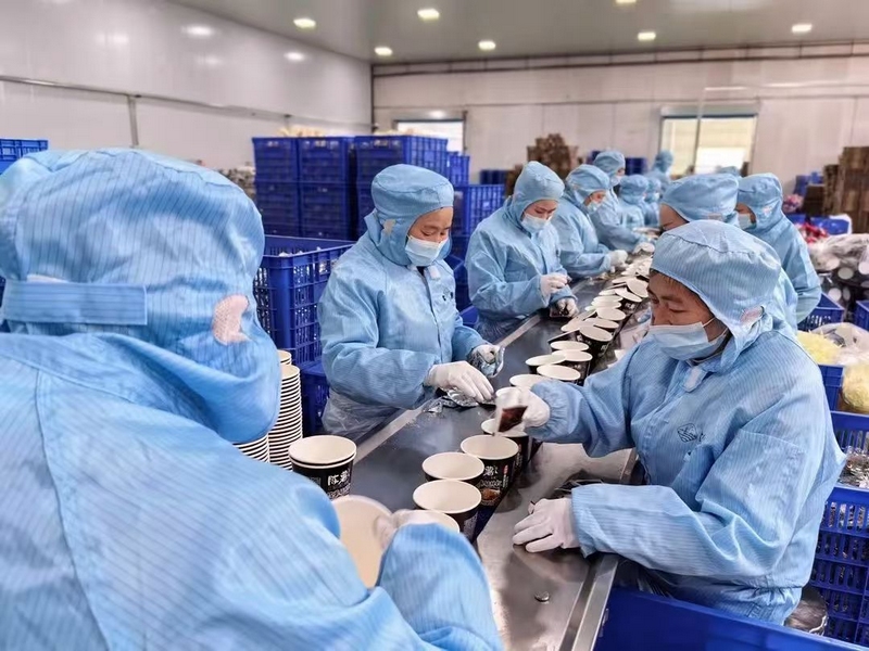 贵州佳里佳农业发展有限公司的生产现场（思南融媒体中心供图）