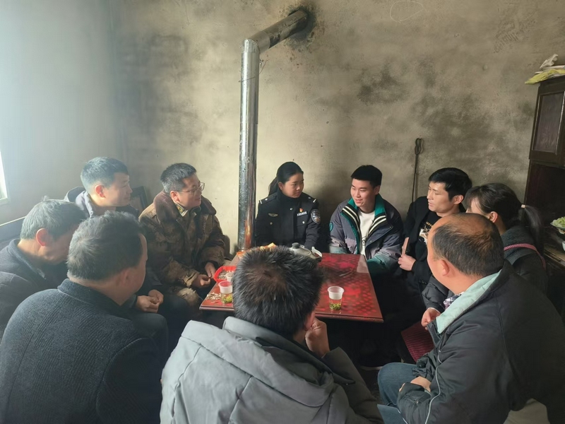 开展兵员应征政治考核  思林乡综合办供图