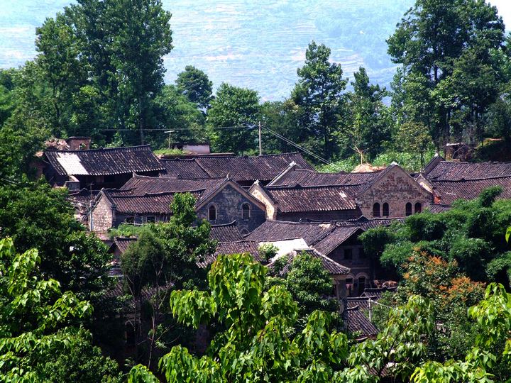 云盘村古建筑群。