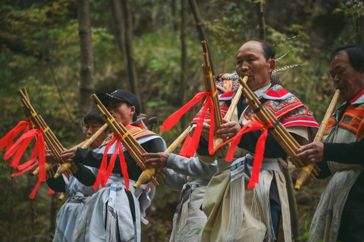 天生橋村民俗活動。