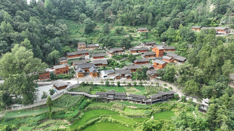 煥河村全景