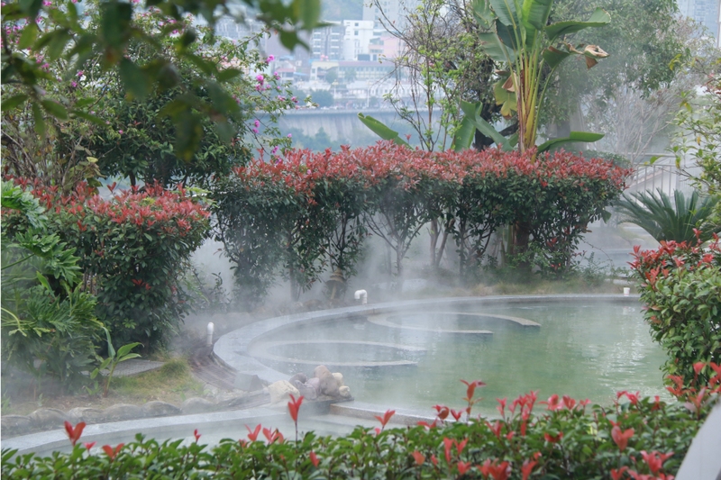 温泉汤池