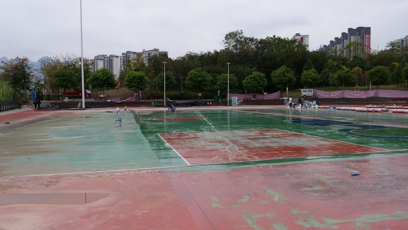 罗甸县湿地公园篮球场改扩建项目