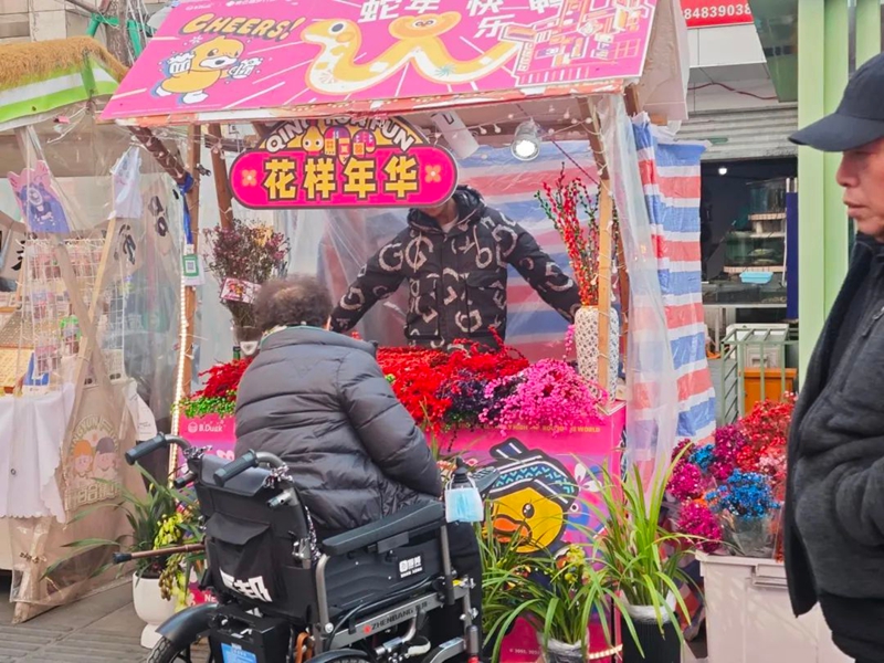 青云路步行街新年集市