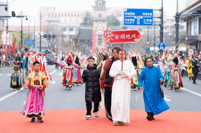 民俗文化大巡游活动现场。