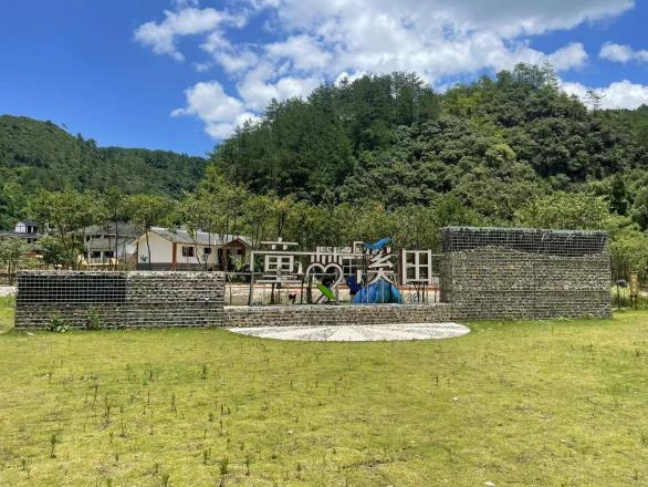 图为贵州童梦溪语农业旅游发展有限公司民宿休闲项目区。