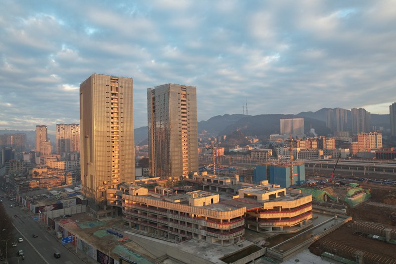 安六铁路六盘水站站前广场建设项目。