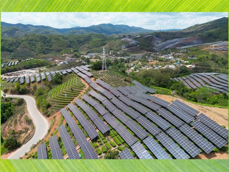 雲南西雙版納景洪市11萬千瓦光伏項目。水電九局供圖