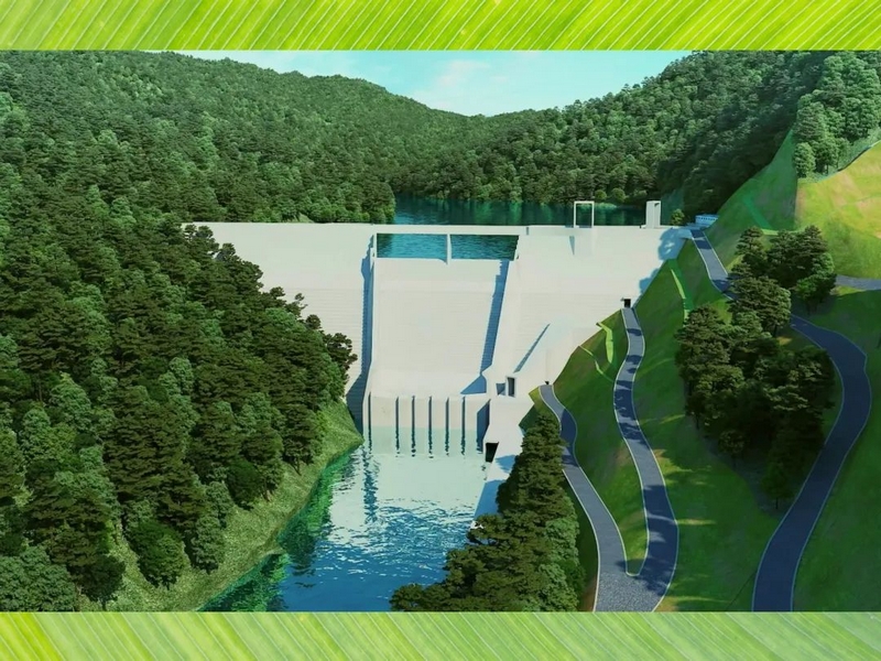 所羅門蒂娜水電站項目。水電九局供圖