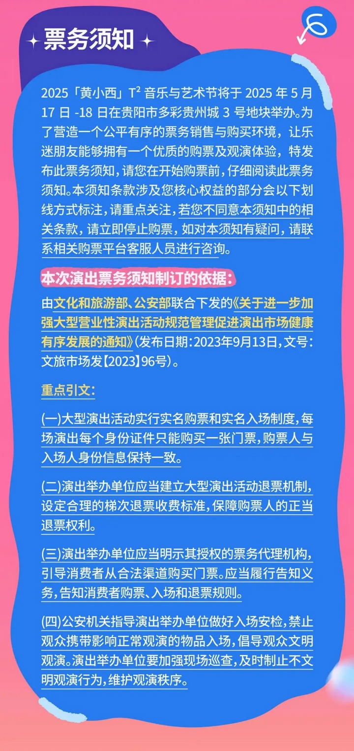 購票須知。