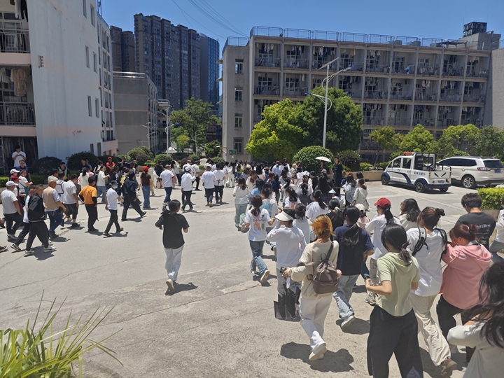 应急演练现场。