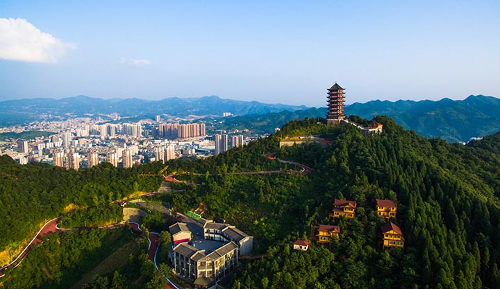 菁山森林公园。习水县融媒体中心供图
