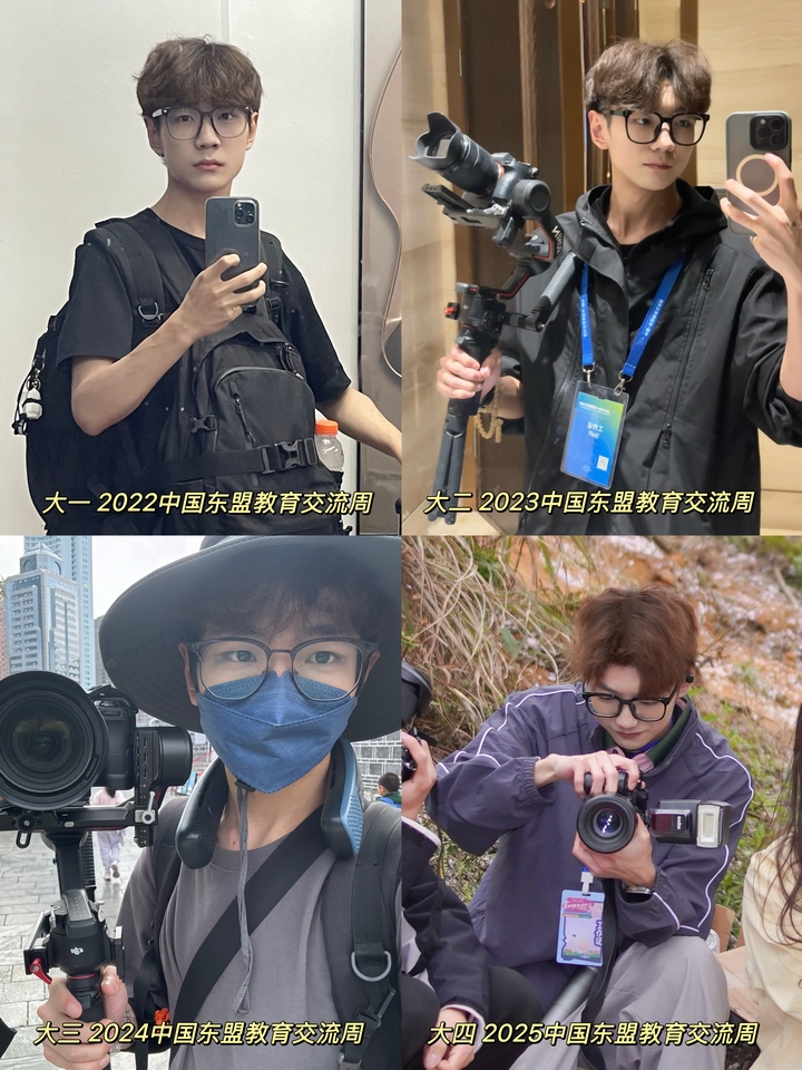 連續四年參與中國-東盟教育交流周活動拍攝的王毅煒。.jpg