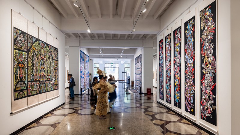 展览现场。