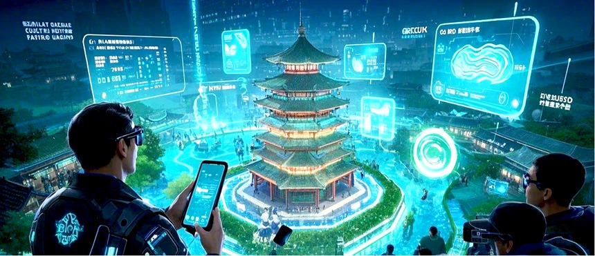 数字化游览。多彩贵州城景区供图
