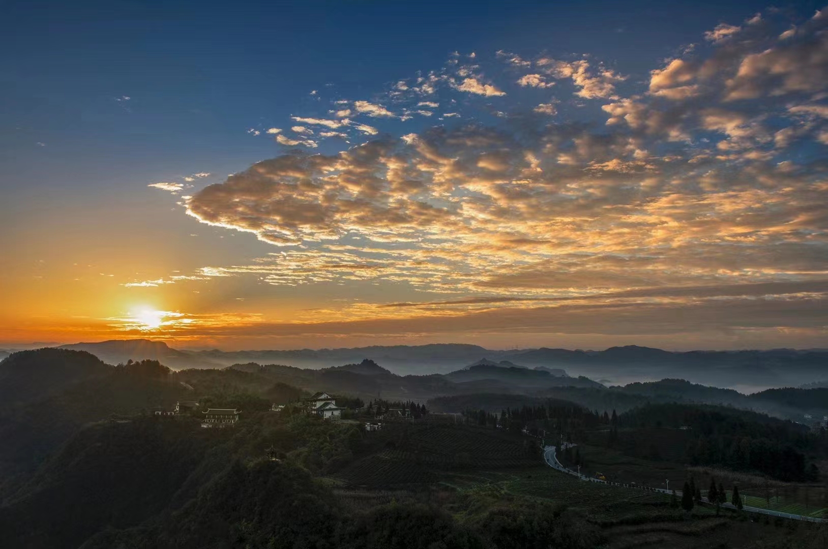 云山茶海全景图。