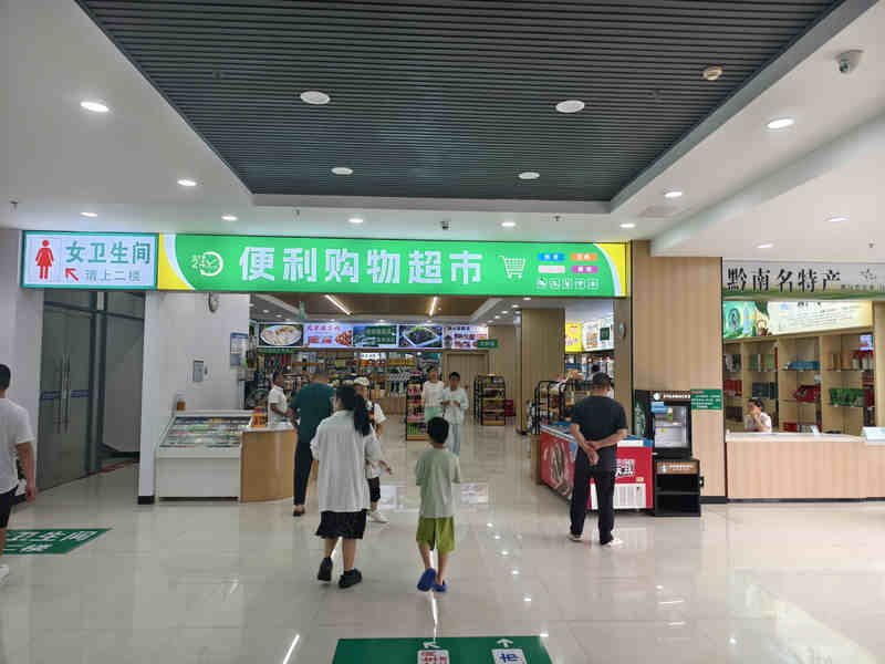 升级改造后重新亮相兰海高速上堡服务区。