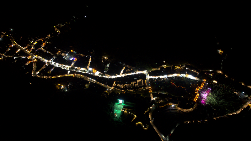 n肇兴侗寨“村歌”之夜。黎平县委宣传部供