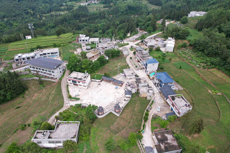 木山村航拍全貌。廖槐花摄
