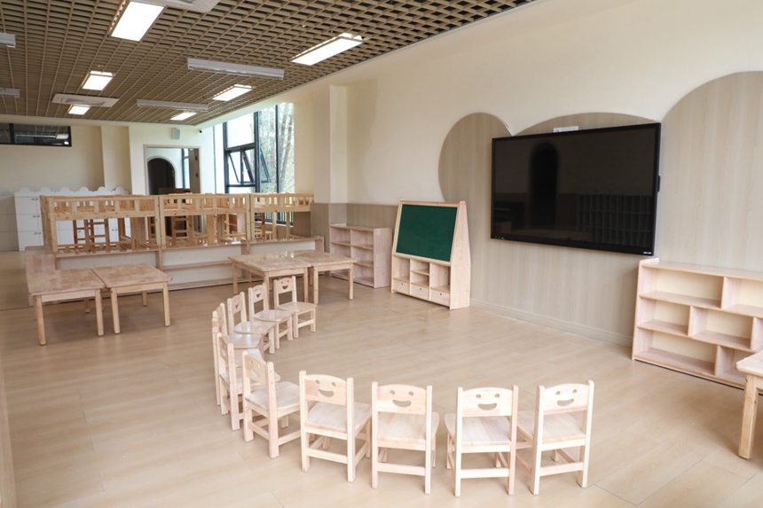 幼儿园内部环境。