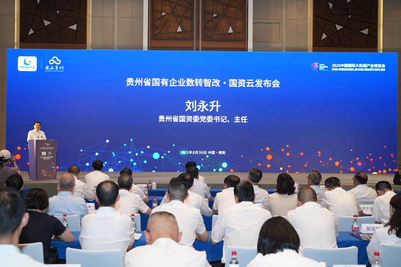 发布活动现场。贵州大数据集团供图