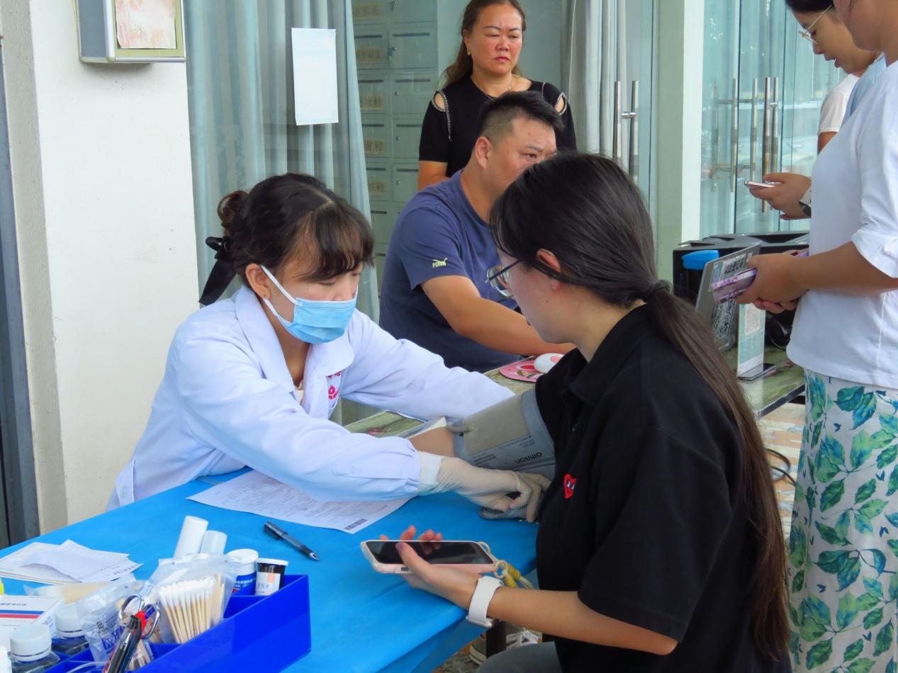 献血活动现场。