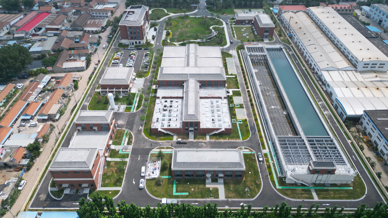山東青島棘洪灘水廠。水電九局供圖