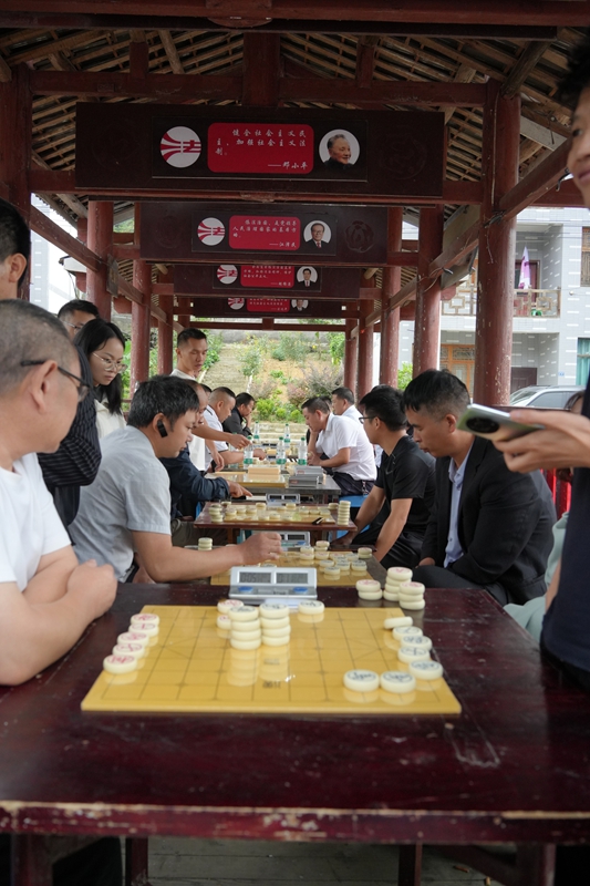 丰收节象棋比赛现场。.JPG