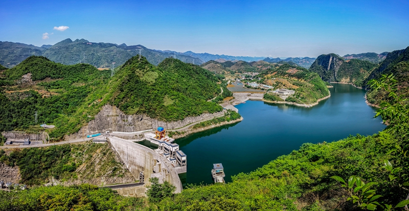 马岭水利枢纽工程。徐浩摄