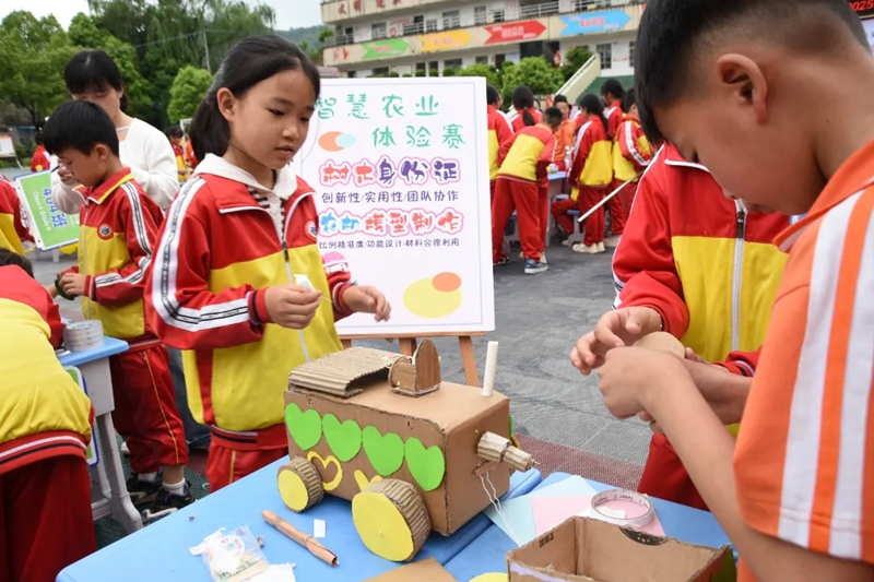 學生們正在參加社團活動。王方 攝.jpg