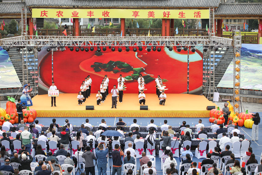 贵定县金南街道产业发展成果展示。石银超摄