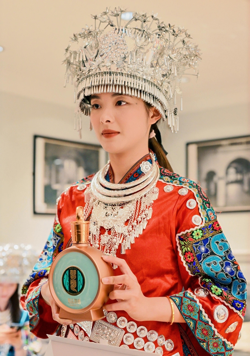 貴州習酒亮相中歐藝術交流音樂會現場。 楊浩鵬攝