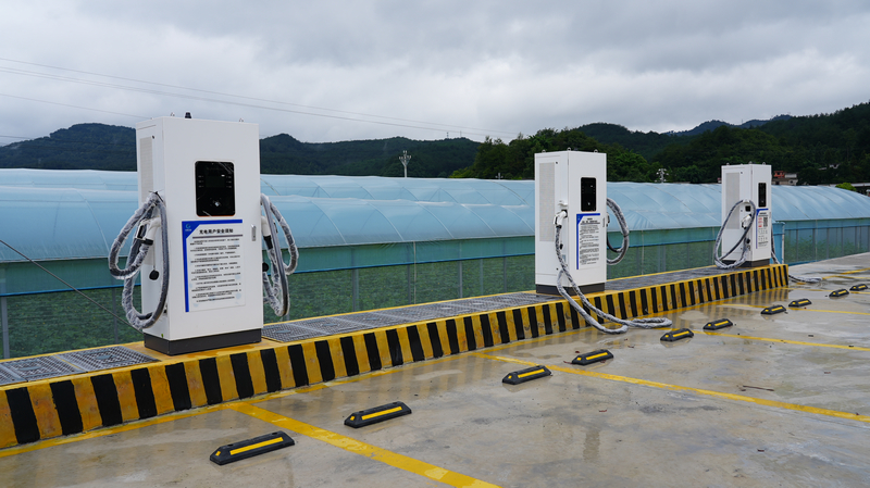 龙里县龙山镇余下村鱼麟坝充电桩。